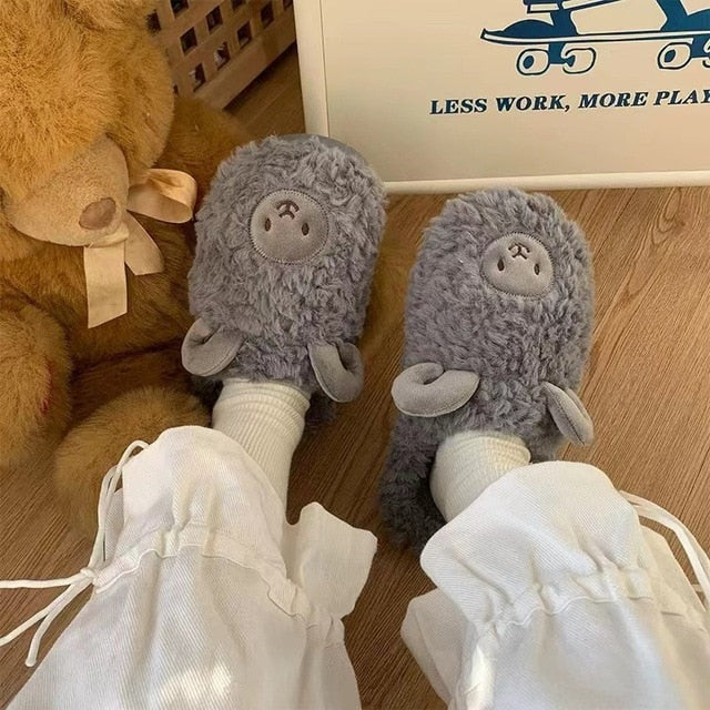 Warm Fur Winter Slippers