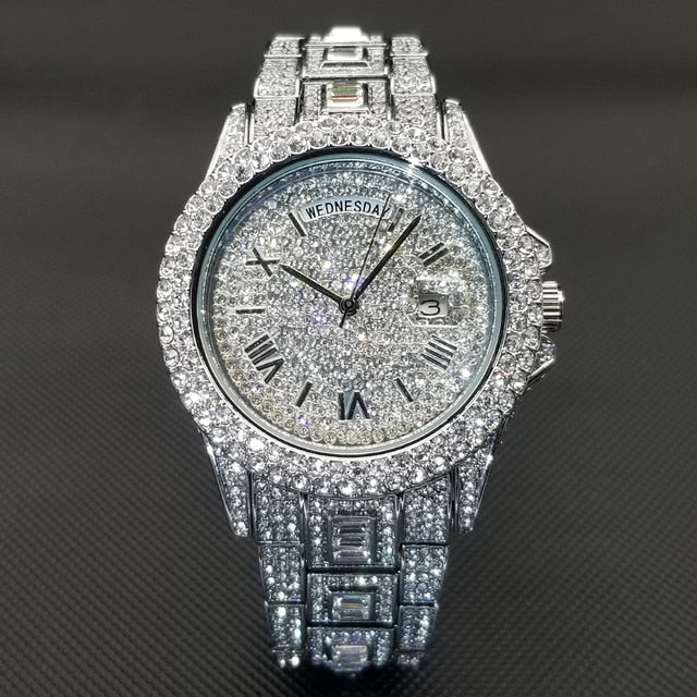 Men's Luxury Crystal Watches